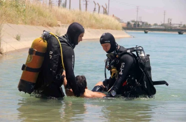 Şanlıurfa’da "kurbağa adamlar" boğulma vakalarına karşı teyakkuzda 