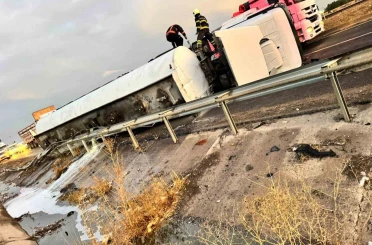 Şanlıurfa’da mazot yüklü tanker otomobile çarptı: 6 yaralı 