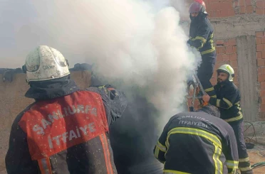 Şanlıurfa’da mesken yangını söndürüldü 