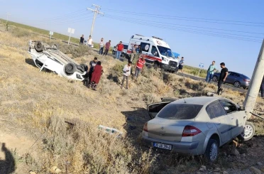 Şanlıurfa’da otomobiller çarpıştı: 4 yaralı 