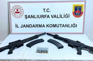 Şanlıurfa’da ruhsatsız 3 av tüfeği ve kurusıkı tabanca ele geçirildi 
