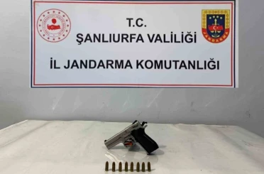 Şanlıurfa’da ruhsatsız silah ele geçirildi 