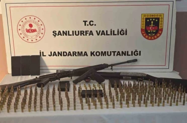 Şanlıurfa’da ruhsatsız silahlar ve mühimmat ele geçirildi 