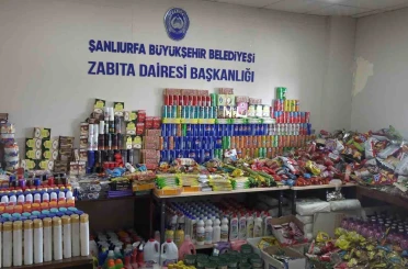 Şanlıurfa’da tarihi geçmiş ürünlere el konuldu 