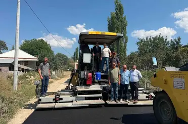 Şaphane Uğurlugüme köyünde yol çalışması tamamlandı
