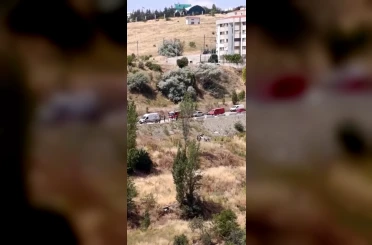 Şarampole yuvarlanan otomobilin sürücüsü yaralandı 