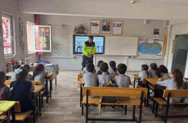 Sarıgöl’de öğrencilere trafik eğitimi verildi 