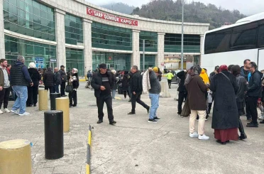 Sarp Sınır Kapısı’nda bayram tatili yoğunluğu 