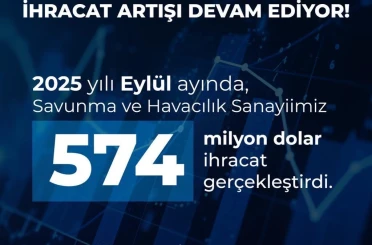 Savunma Sanayii Başkanı Görgün: "Savunma ve havacılık sanayiimiz, 2025 yılı Eylül ayında 574 milyon dolarlık ihracat gerçekleştirdi"