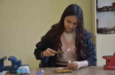 Sedef kakma sanatı kadın hüneriyle buluştu 