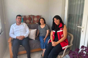 Şehit ailesine sene-i devriye ziyareti 