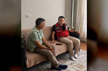 Şehit ailesine vefa ziyareti 