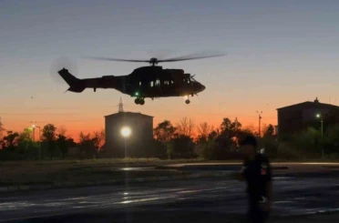 Şehit Hilal’in cenazesi helikopterle Aksaray’a getirildi 