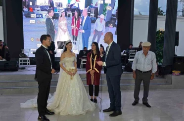 Şehit kızı mutluluğa ’evet’ dedi 