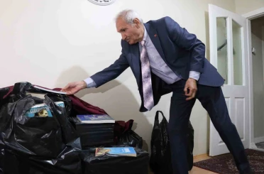 Şehit oğlunun adını 14 bin kitaplık kütüphaneyle yaşatacak 