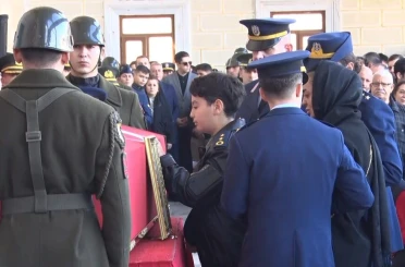 Şehit Pilot Yarbay Gökhan Korkmaz’ın İstanbul’da son yolculuğuna uğurlandı 