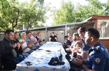 Şehit polis isminin verildiği karakolda dualarla yad edildi 