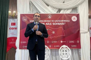 Şehit yakınları ve gaziler gönül sofrasında buluştu 