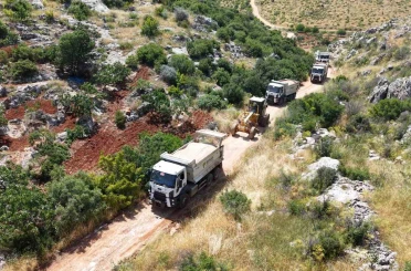 Şehitkamil’de arazi yolları açma çalışmaları sürüyor 