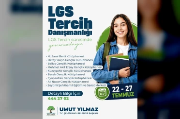 Şehitkamil’den LGS öğrencilerine ücretsiz danışmanlık desteği 
