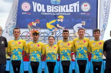 Selçuk Üniversitesi, yol bisikletinde Türkiye Şampiyonu oldu 