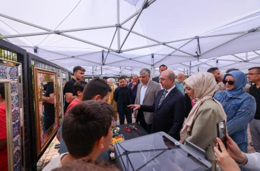 Selçuklu Sanat ve Tasarım Atölyesi'nde yıl sonu sergisi ile dönem tamamlandı