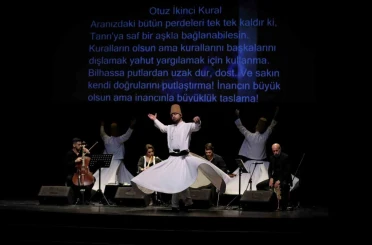 ’Şems’in 40 Kuralı’ Bursa’da ney tınısıyla hayat buldu 