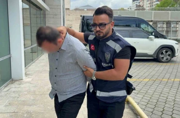 Semt pazarında elle tacize tutuklama 