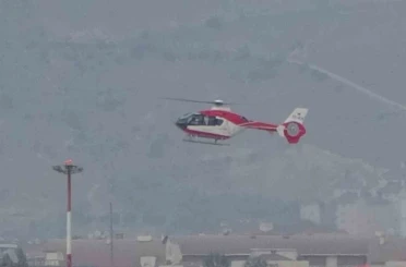 Serebrovasküler hastası şahıs ambulans helikopter ile Van’a getirildi 