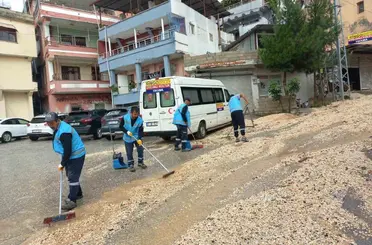 Şiddetli yağış sonrası Antakya’da temizlik ekipleri sahaya çıktı
