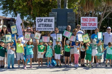 Side’de çevre temizliği yapıldı 