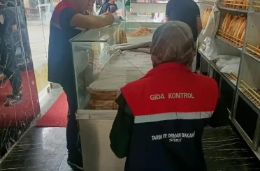 Siirt’te fırınlara sıkı denetim: Mevzuata aykırı hareket eden 5 fırına 526 bin lira ceza kesildi 