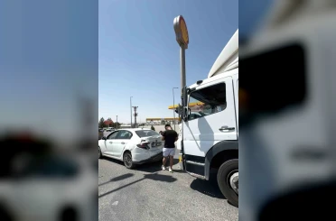 Siirt’te maddi hasarlı kaza 