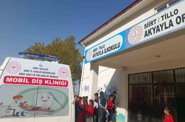 Siirt’te mobil diş sağlığı hizmeti 