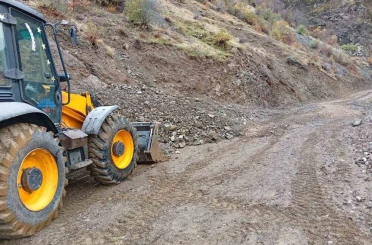 Siirt’te sağanak yağış heyelana neden oldu 