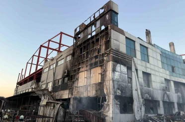 Silivri’de mobilya atölyesinde korkutan yangın 