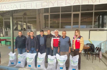 Simav’da 39 üreticiye yem bezelyesi tohumu desteği 