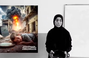 Sındırgı’da öğrencilerden anlamlı Gazze mesajı 