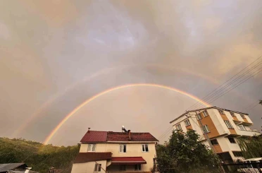 Sinop Türkeli’de gökkuşağı güzelliği 