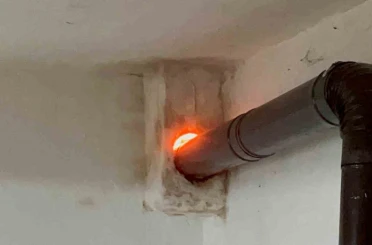 Sinop’ta baca yangını 