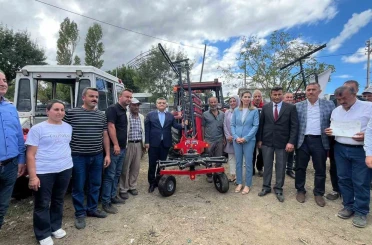 Sinop’ta çiftçilere makine ekipman desteği 