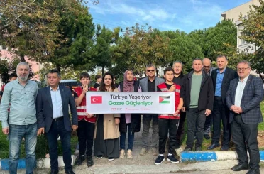 Sinop’ta Gazze için fidan dikimi 