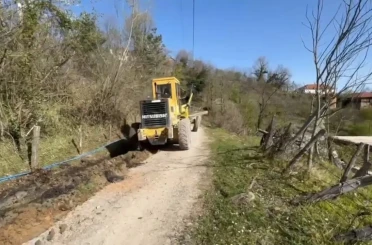 Sinop’ta kırsal yollarda bakım çalışmaları 