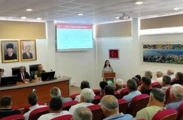 Sinop’ta muhtarlara sosyal hizmetler ve ŞÖNİM bilgilendirmesi 