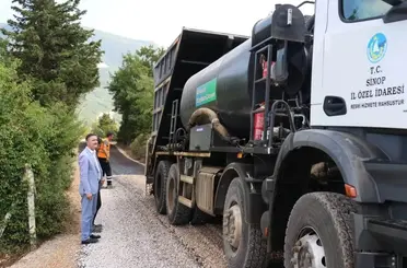 Sinop’ta sathi kaplama çalışmaları
