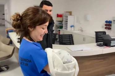 Sinop’ta yeni yılın ilk bebeği 