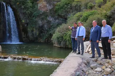 Sırakayalar Şelalesi’nde çalışmalar sürüyor

