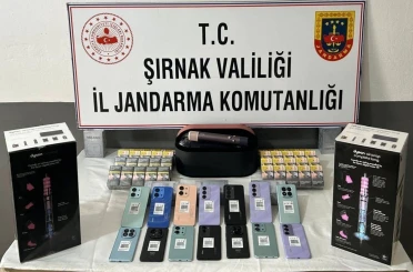 Şırnak’ta jandarma ekiplerinden 20 milyonluk kaçakçılık operasyonu