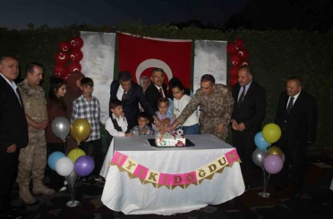Şırnak’ta şehit çocuklarına doğum günü kutlaması 