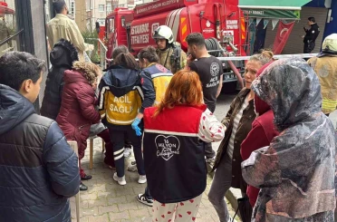 Şişli’de korkutan baca yangını 